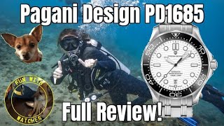 Pagani Design PD1685 Automatic NH35 Dive Style Watch Review