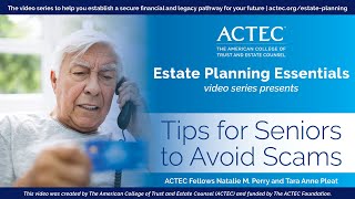 Tips For Seniors To Avoid Scams Elder Fraud Actec