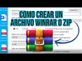 Como Crear Un Archivo Winrar,Zip o Rar Paso a Paso Bien Explicado 2021