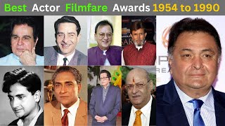 Best Actor Filmfare Awards all Time List | 1954 -1990 | All Filmfare Award Show