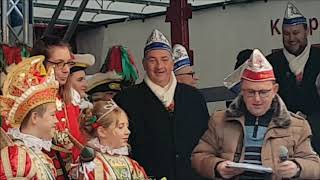 Prinzenproklamation 2019 des Kinderprinzenpaares auf dem Bocholter Marktplatz