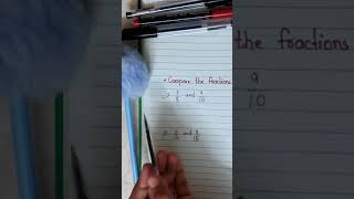 How to compare fractions faster | Maths shorts #shorts