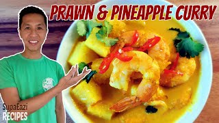 Prawn and Pineapple Curry | nyonya curry recipe