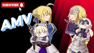 FGO: Artoria and Jeanne in Fate/Zero#fypシ #fyp #fgo #fate #anime #amv