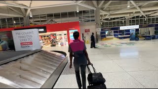 Saint Kitts to Barbados Airport Arrival on Caribbean Airlines