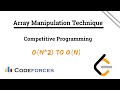 Array Manipulation Technique | Competitive Programming