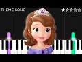 Sofia the First Theme | EASY Piano Tutorial