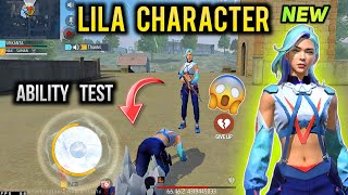 Lila Character Ability Test | Free Fire New Character Lila Gameplay \u0026 Skill