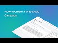 How to Create a WhatsApp Campaign