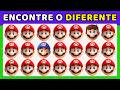 🎮🍄30 DESAFIOS INCRIVÉIS 🕵️‍♂️EDIÇÃO MARIO BROS🔍 Encontre o EMOJI Diferente!👀 QUIZ💥