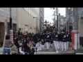 2014和泉市府中だんじり祭り宵宮　府中連合曳き／馬場之町、ミユキやりまわし（平成26年10月11日）