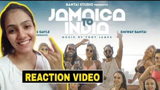 EMIWAY BANTAI X CHRIS GAYLE JAMAICA TO INDIA Song Reaction by Prachi, EMIWAY BANTAI new song
