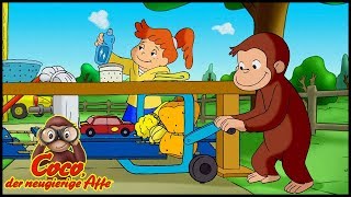 Coco der Neugierige | Die Autowaschanlage | Cartoons für Kinder