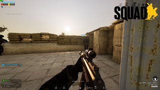 Attacking enemies from a fortified position - Squad gameplay