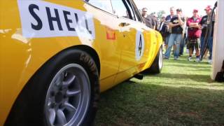 The Beechey Monaro fires up.