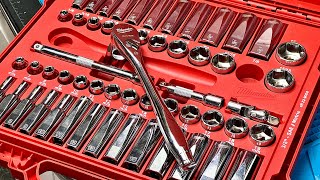 Best Combo Set? MILWAUKEE - 3/8” DRIVE SAE/METRIC RATCHET AND SOCKET MECHANICS TOOL SET (56-Piece)