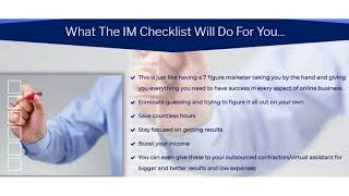 IM Checklist Review and IM Checklist Bonus | Kevin Fahey