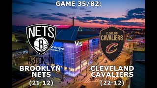 Brooklyn Nets vs Cleveland Cavaliers LIVE REACTION/Play-By-Play