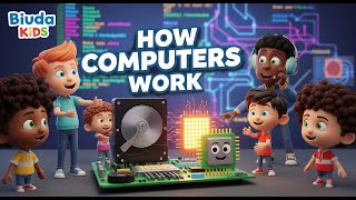 How Computers Work! 💡 | Biuda Kids Tech Explained!