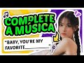 KPOP GAME: complete A MÚSICA! 🗣️🎙️