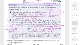 [MATH 2620 Financial Mathematics] Lecture 5: Ch1.6 Rate of Discount