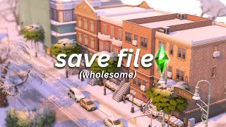 MUST HAVE SIMS 4 SAVE FILE I COULD PLAY FOR HOURS | SIMS 4 SAVE FILE REVIEW