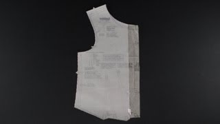 How To Decrease The Bustline In A Commercial Pattern