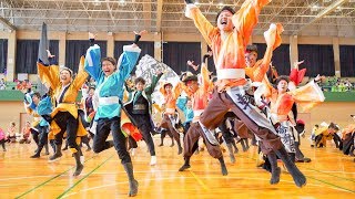 [4K] 京炎そでふれ！輪舞曲　『刻々歩』　はんなりよいしょ祭り 2018 (中央)