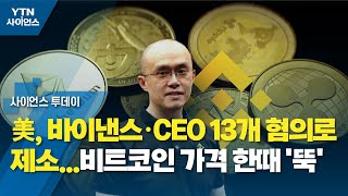 美, 바이낸스·CEO 13개 혐의로 제소...비트코인 가격 한때 '뚝' / YTN 사이언스