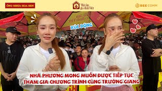 Nhã Phương bày tỏ mong muốn được tiếp tục tham gia cùng Trường Giang tại Mái Ấm Gia Đình Việt #109