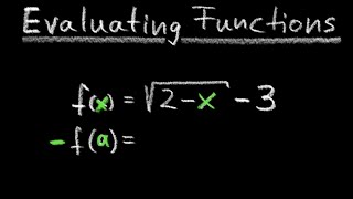 Evaluating Functions, 4 Examples