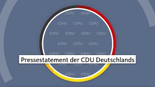 Pressestatement von Paul Ziemiak zur Einigung der Ampel auf einen Koalitionsvertrag.