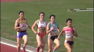 日本陸上混成競技2018 女子七種 800m2組