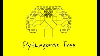 #HowToMake - Pythagoras Tree in Python [FRACTAL]