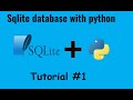 SQLite databases with python | Create a table | Tutorial 1
