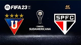 LDU x São Paulo | FIFA 23 Gameplay | Copa Sul Americana 2023 [4K 60FPS]