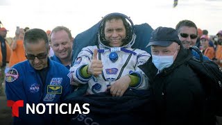 Frank Rubio regresa a la tierra, el astronauta que más tiempo ha permanecido en el espacio