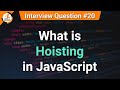 What is Hoisting in JavaScript | JavaScript Tutorials in Hindi | Interview Question #20