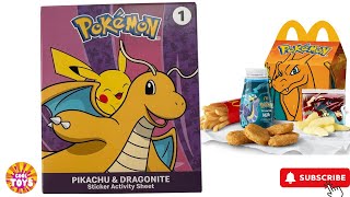 POKEMON - Happy Meal McDonal’s 2025 PIKACHU- DRAGONITE Unboxing