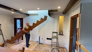 1884 House Renovation ep 14 Staircase Move