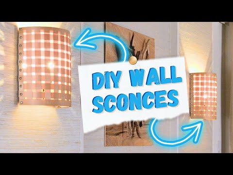How to make a wall lamp / sconce How to make a wall lamp / sconce