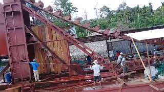 Kapal Sedot Pasir Emas, Gold Dredging In Action #shorts