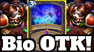 Bioluminescence is a PROBLEM! Massive Spell Damage OTK! | Hearthstone