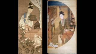 22A. Chinese Paintings of Beautiful Women (\