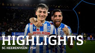 Overwinning op PSV in kolkend Abe Lenstra stadion | Highlights sc Heerenveen - PSV