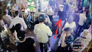 dancing couple goes splat on the floor during dance move. man ejected. Elbo Room