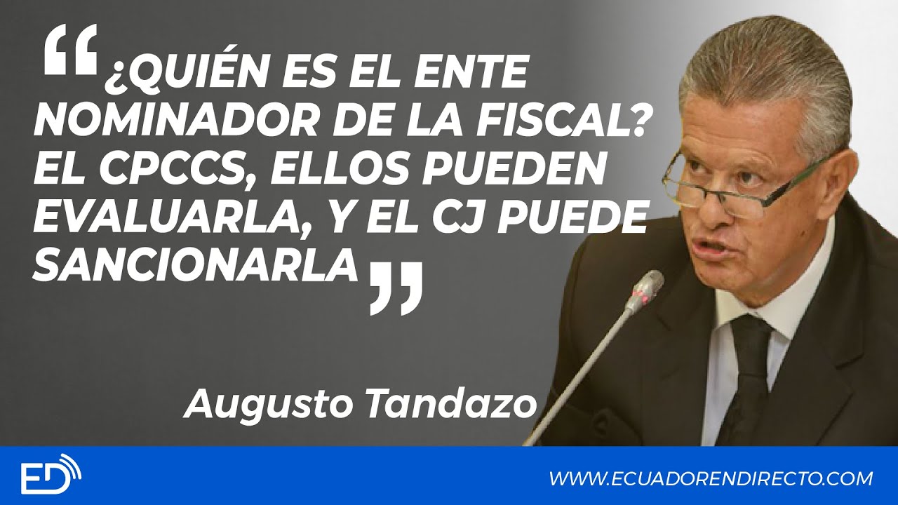 ¿QUIÉN Es El ENTE NOMINADOR De La FISCAL? El CPCCS, Ellos Pueden ...