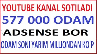 YOUTUBE KANAL SOTILADI 2023 PULATOV DILMUROD internetda pul ishlash youtube prosmotr ko'paytirish