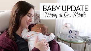 Baby \u0026 Postpartum Update | Donny at One Month