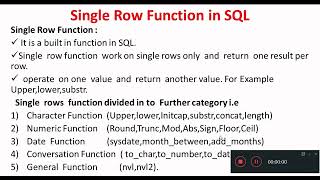 Single Row Function in SQL(Upper Lower Initcap)